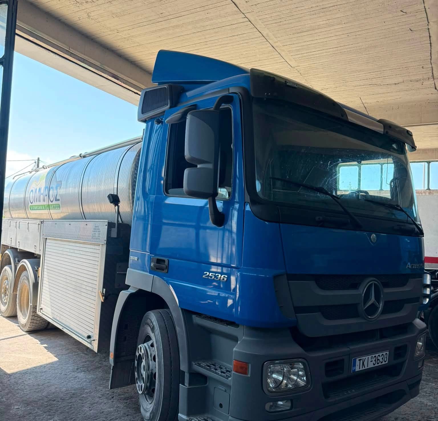 Mercedes Actros 2536, πραγματική εργασία συνεργείου Κωσταρέλος