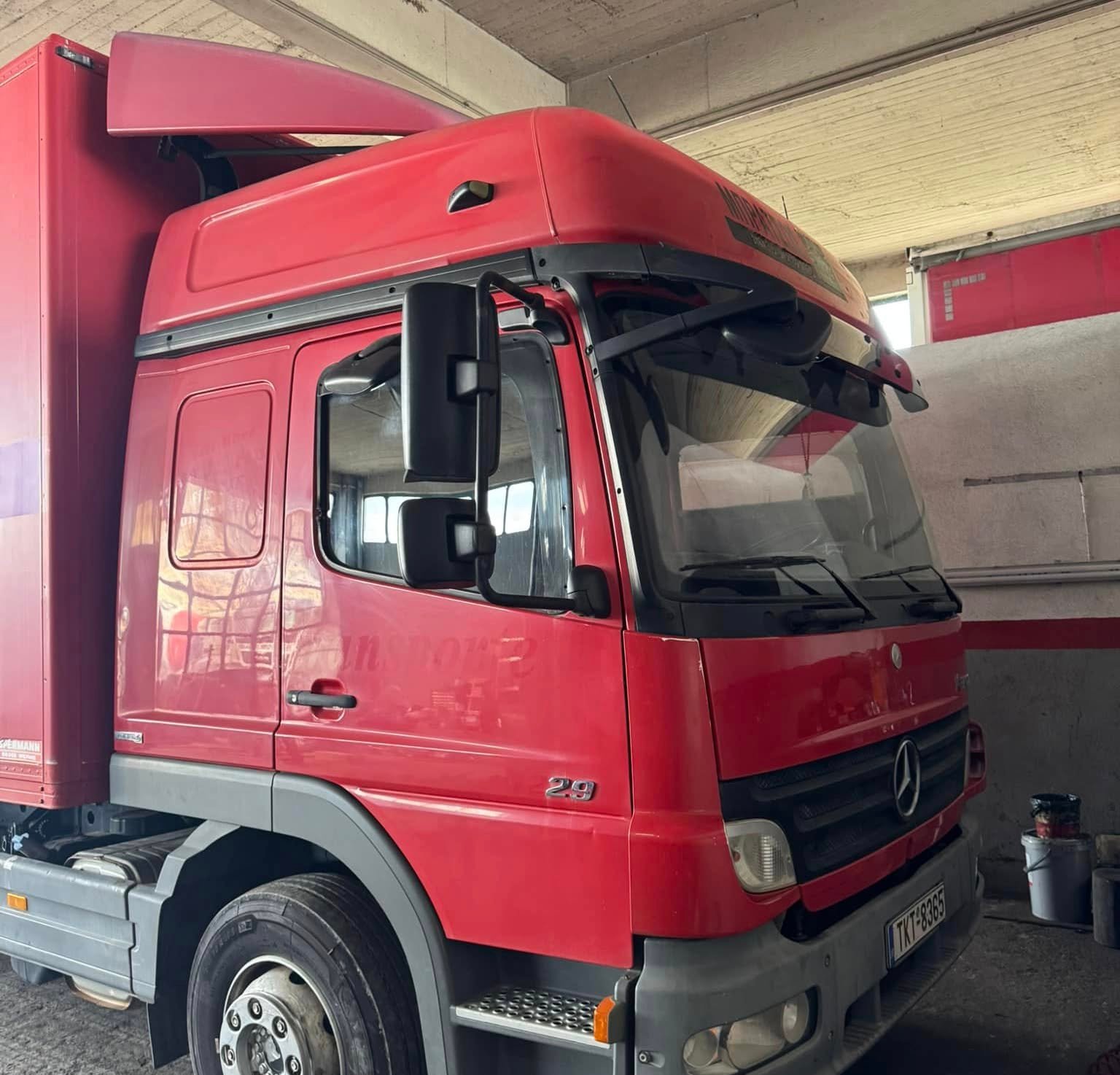 Mercedes Atego 1229, πραγματική εργασία συνεργείου Κωσταρέλος