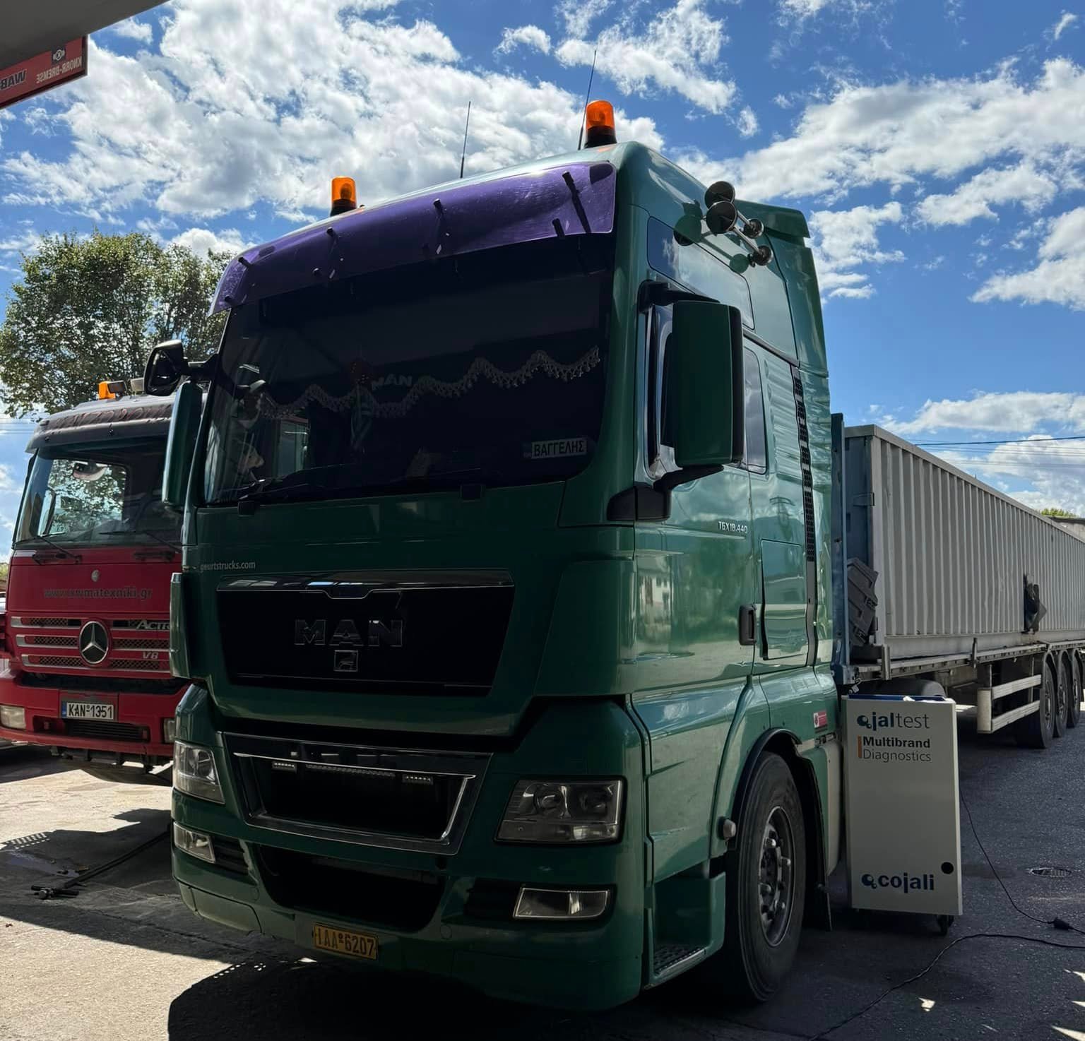 MAN TGX 18.440, πραγματική εργασία συνεργείου Κωσταρέλος